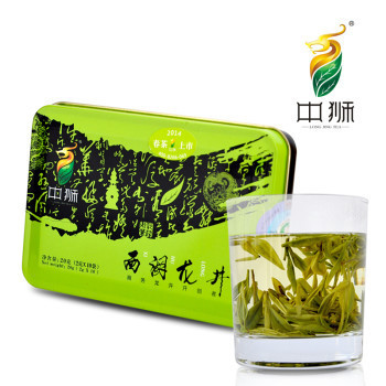 ZHONGSHI/中狮牌 茶叶 开春绿茶 二级西湖龙井茶 雨前龙井绿茶商务杯泡2克*10/【图片 价格 品牌 报价】-